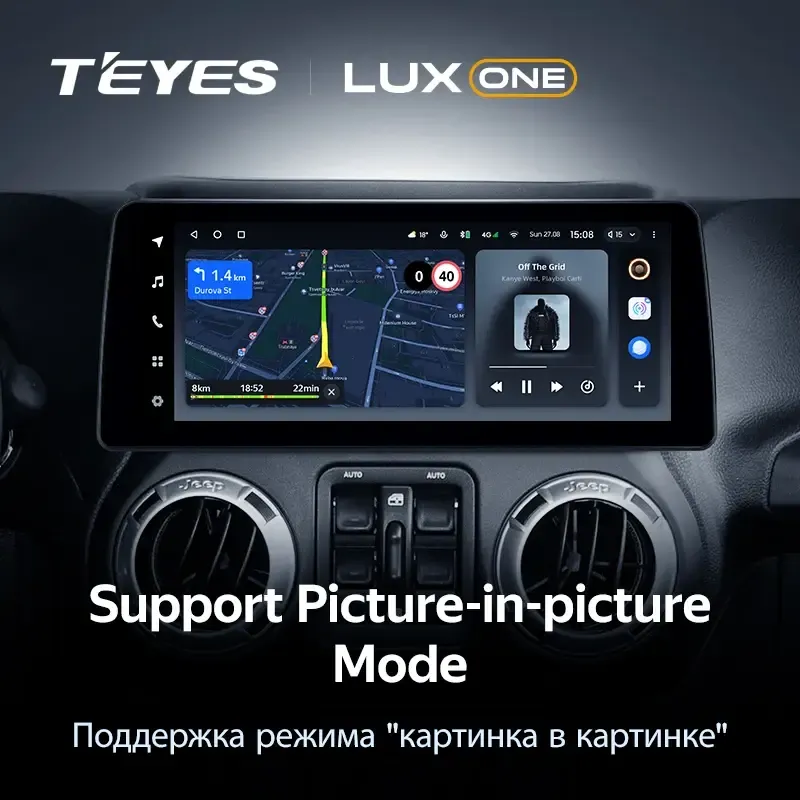 Мультимедиа TEYES LuxOne 4/32 для Jeep Wrangler 3 JK 2010-2018