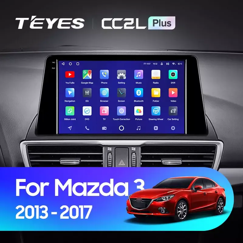 Комплект магнитолы TEYES CC2 Plus 9.0" для Mazda 3 BM 2013-2019