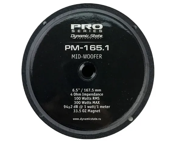 Мидвуфер Dynamic State PM-165.1 PRO Series - фото