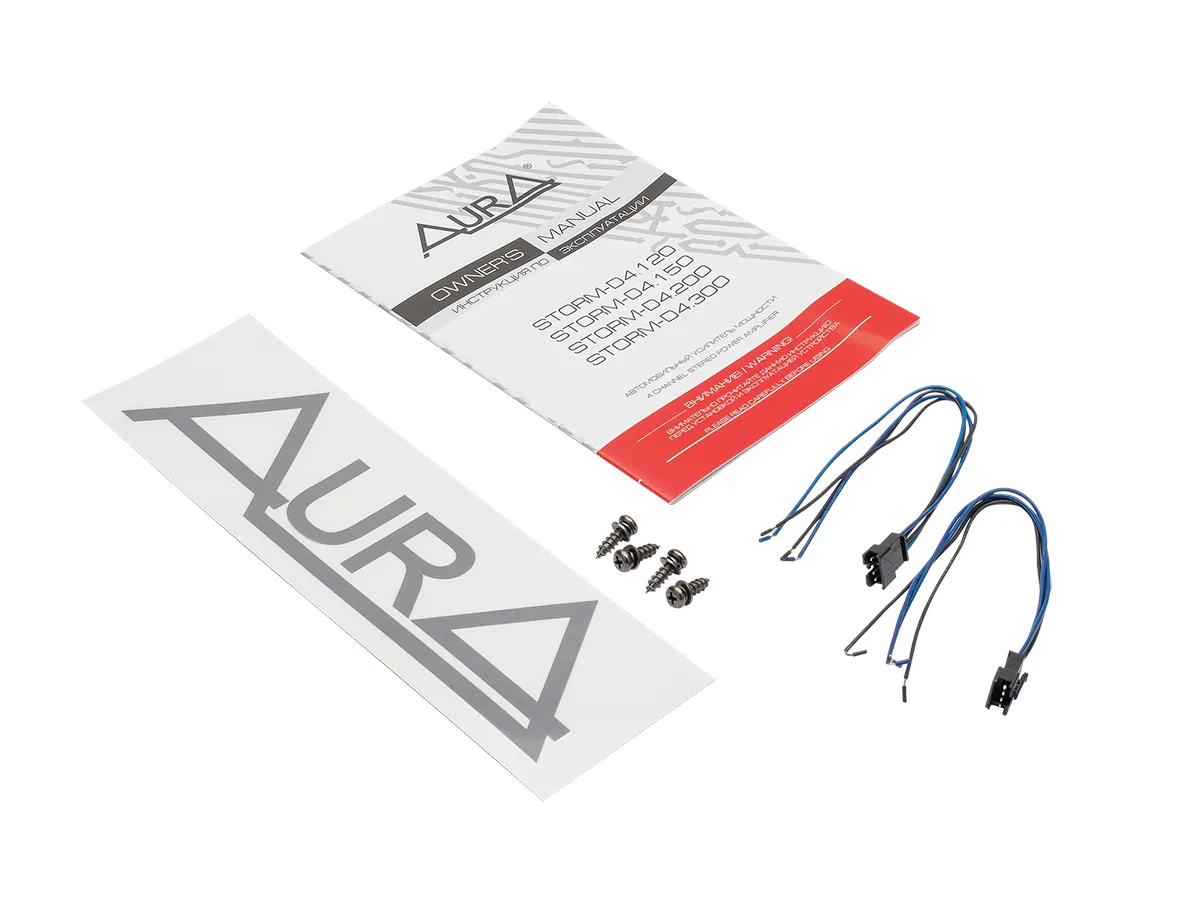 Усилитель 4-канальный Aura STORM-D4.120 - фото