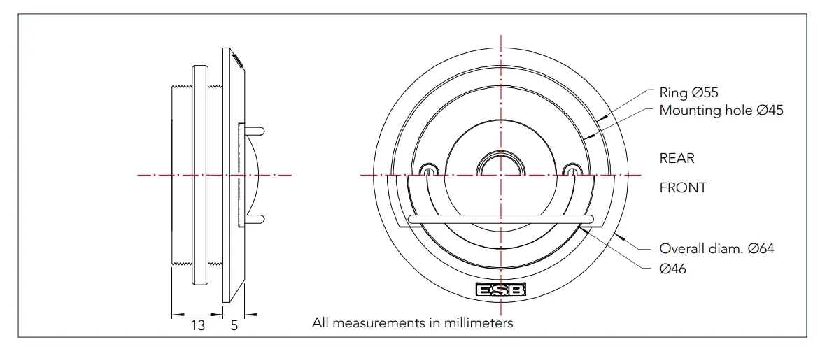 Твитеры ESB 8028R - фото