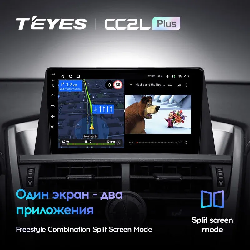 Комплект магнитолы TEYES CC2 Plus 9.0" для Lexus NX Z10 2014-2021