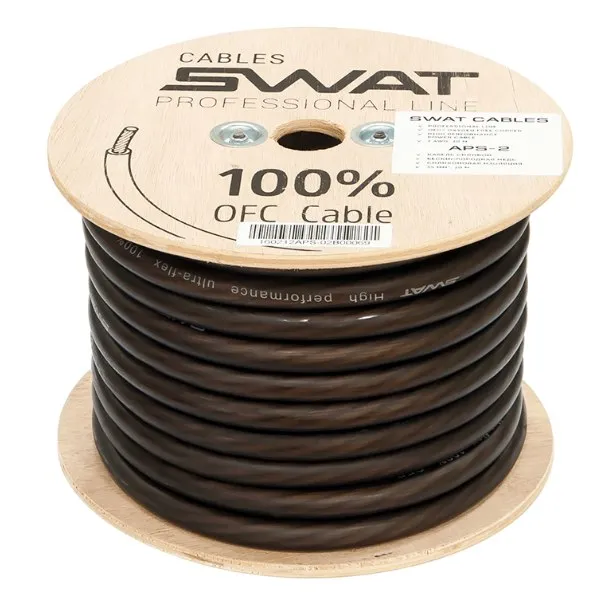 Силовой кабель SWAT SPW-2B 2Ga (1б-20м)(1м) - фото Силовой кабель SWAT SPW-2B 2Ga (1б-20м)(1м) - фото