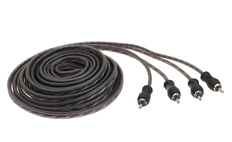 Межблочный кабель AUDIO NOVA RC4-5M ECO 2-х канальный, 5м - фото