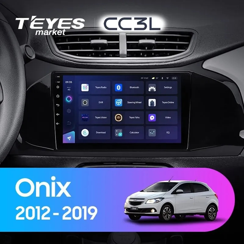 Комплект магнитолы TEYES CC3L 9.0" для Chevrolet Onix