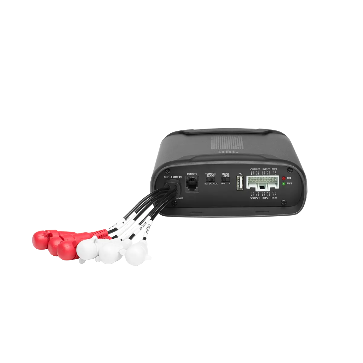 Усилитель 4-канальный JBL DSP2544+ 2-канальный линейный выход на отдельный усилитель - фото