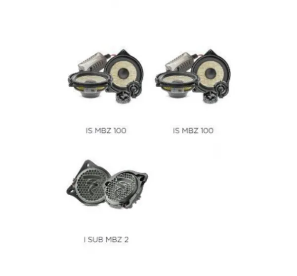 Комплект штатной акустики Focal KIT MERCEDES GLC (X253) - фото