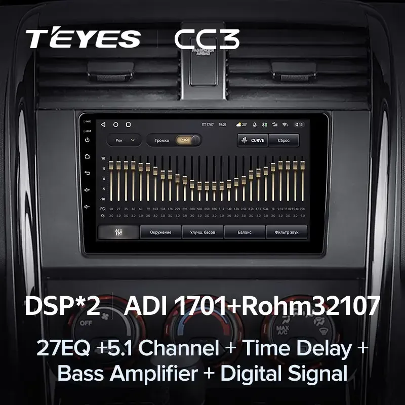 Комплект магнитолы TEYES CC3L 9.0" для Honda Element