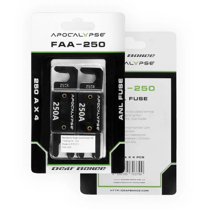Предохранитель Deaf Bonce FAA 250, 250A (4шт упаковка) - фото