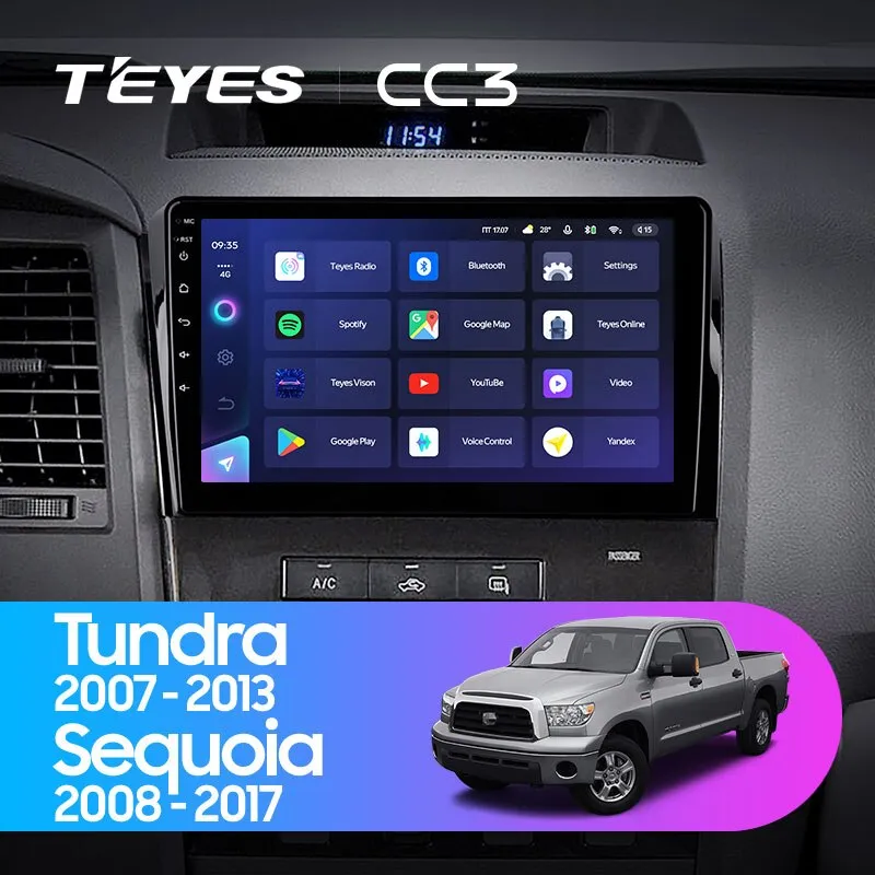 ШГУ Teyes CC3 4/64 Toyota Tundra XK50 2007-2013, Sequoia XK60 2008-2017 - фото