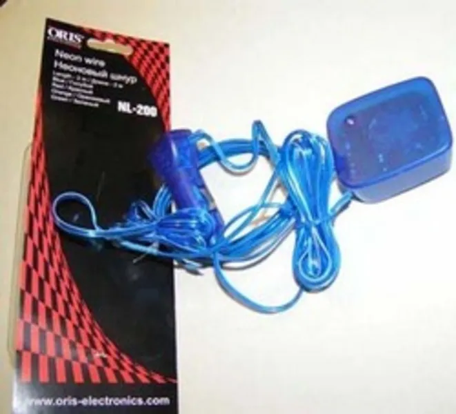 Шнур неоновый ORIS NL-500 синий - фото