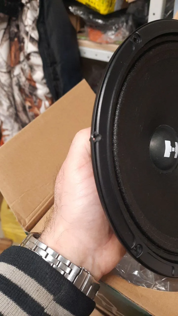 СЧ динамики Deaf Bonce Hannibal HM-8E PRO (следы установки) - фото