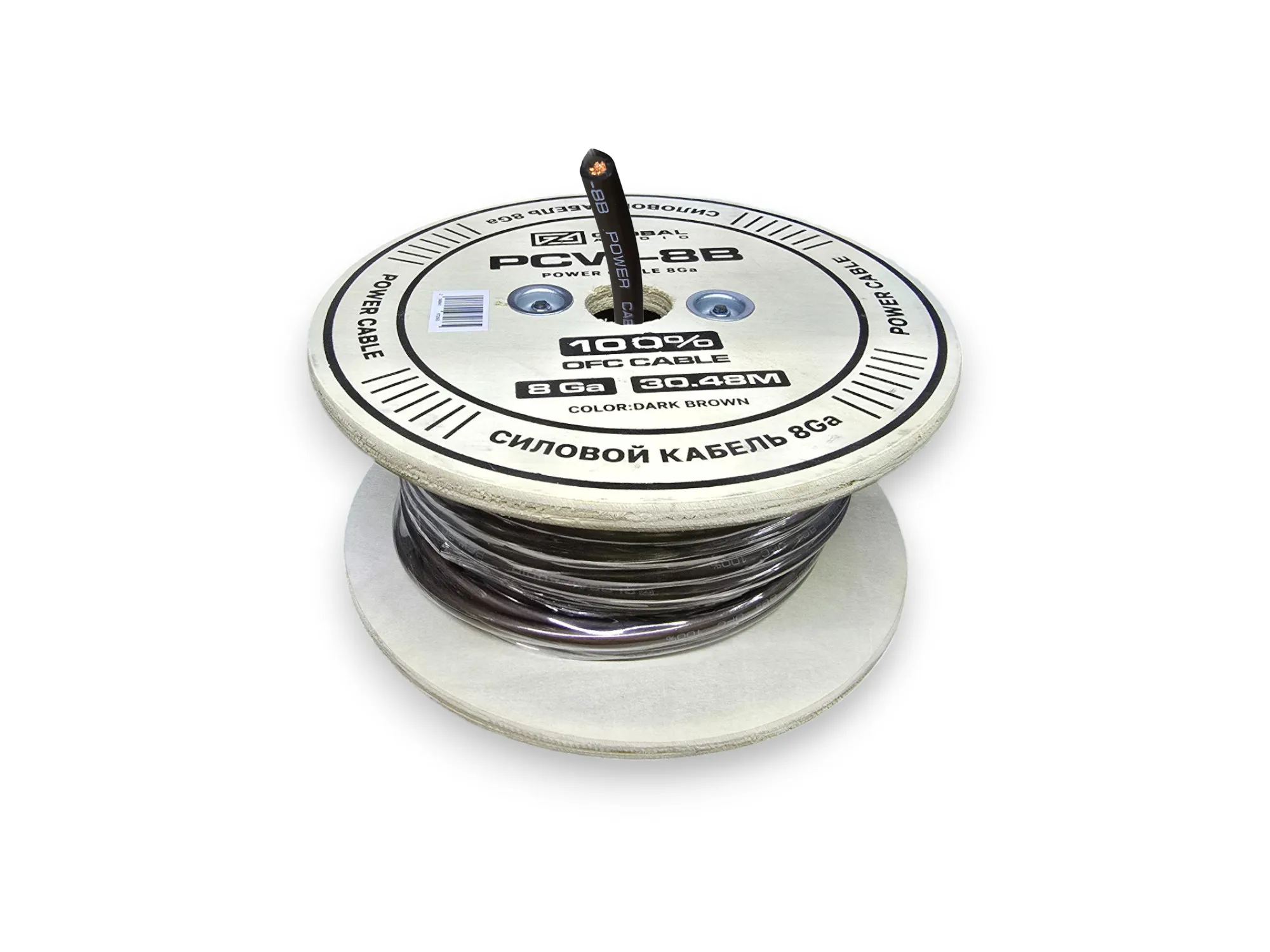 Силовой кабель Global Audio PCW-8B (1б-30,48м) (1м) - фото Силовой кабель Global Audio PCW-8B (1б-30,48м) (1м) - фото