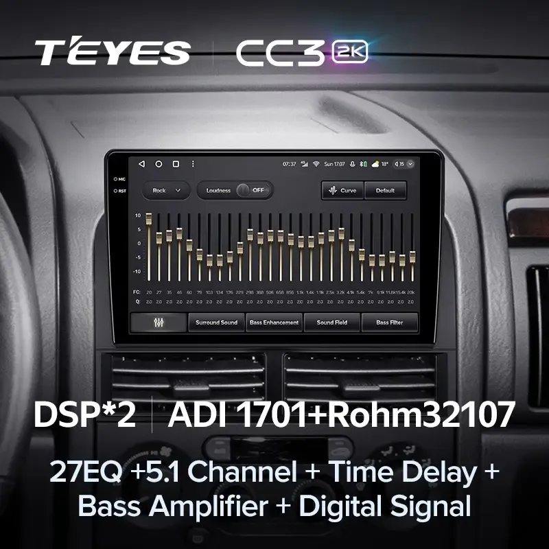 Комплект магнитолы TEYES CC3 2K 9.5" для Jeep Grand Cherokee WJ 1998-2004