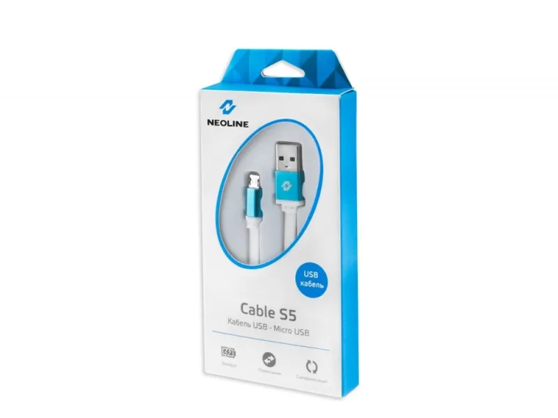 Кабель синхронизации Neoline Cable S5 White Micro USB - фото