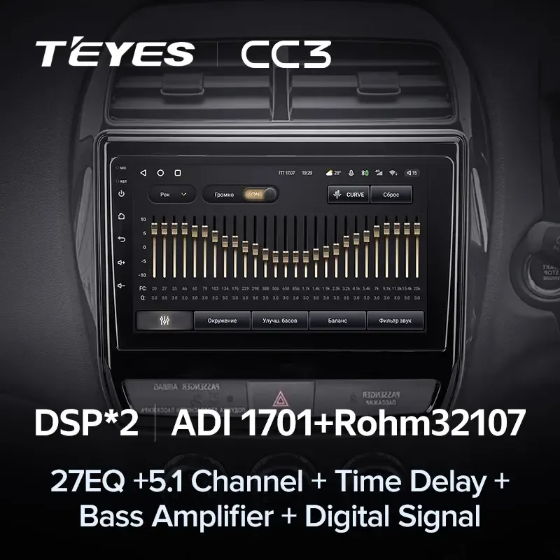 Комплект магнитолы TEYES CC3L 10.2" для Mercedes-Benz Sprinter