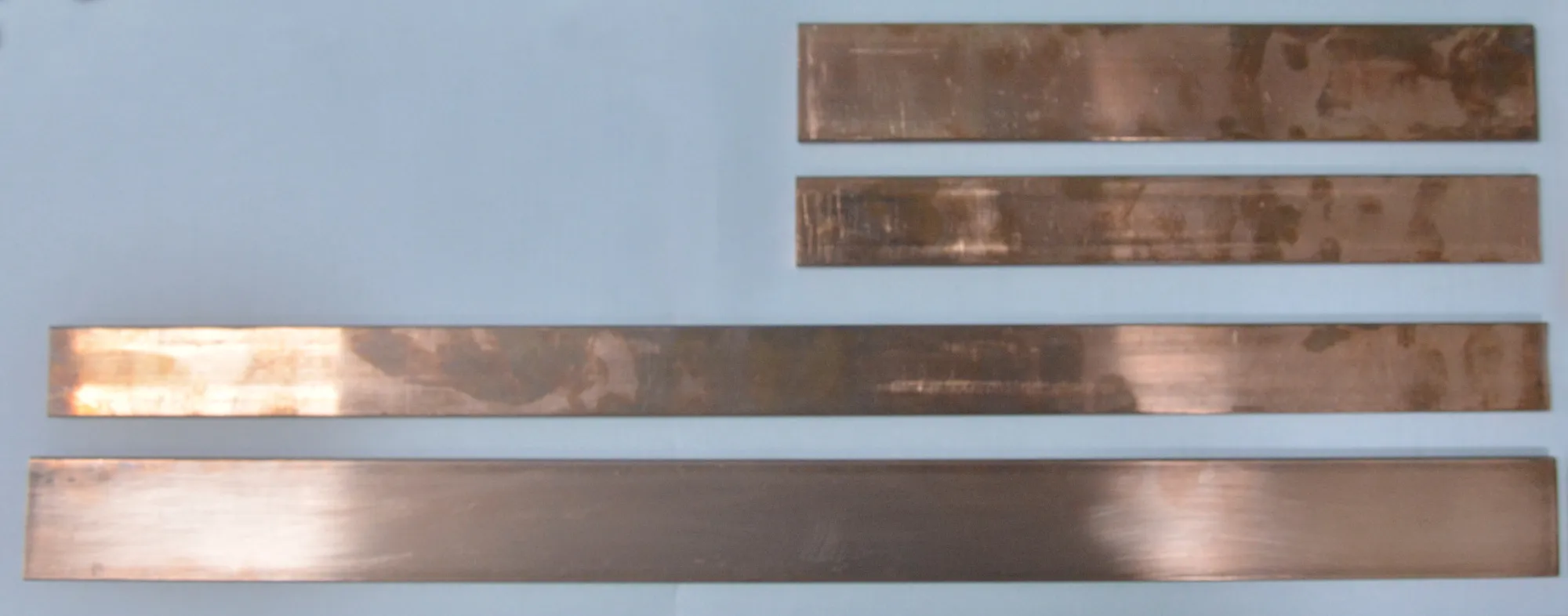 Медная шина 5x30x250 мм. - фото Медная шина 5x30x250 мм. - фото