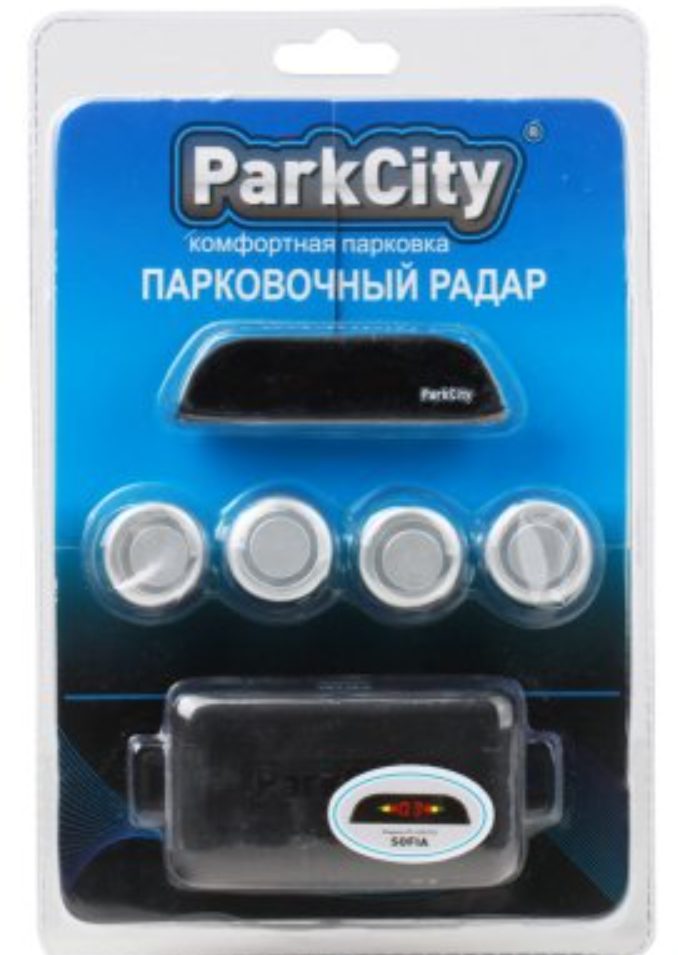 Парковочный радар ParkCity Sofia 420/202 silver (Blister) - фото