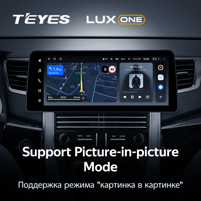 Мультимедиа TEYES LuxOne 4/32 для Toyota Alphard 2 H20 2008-2014