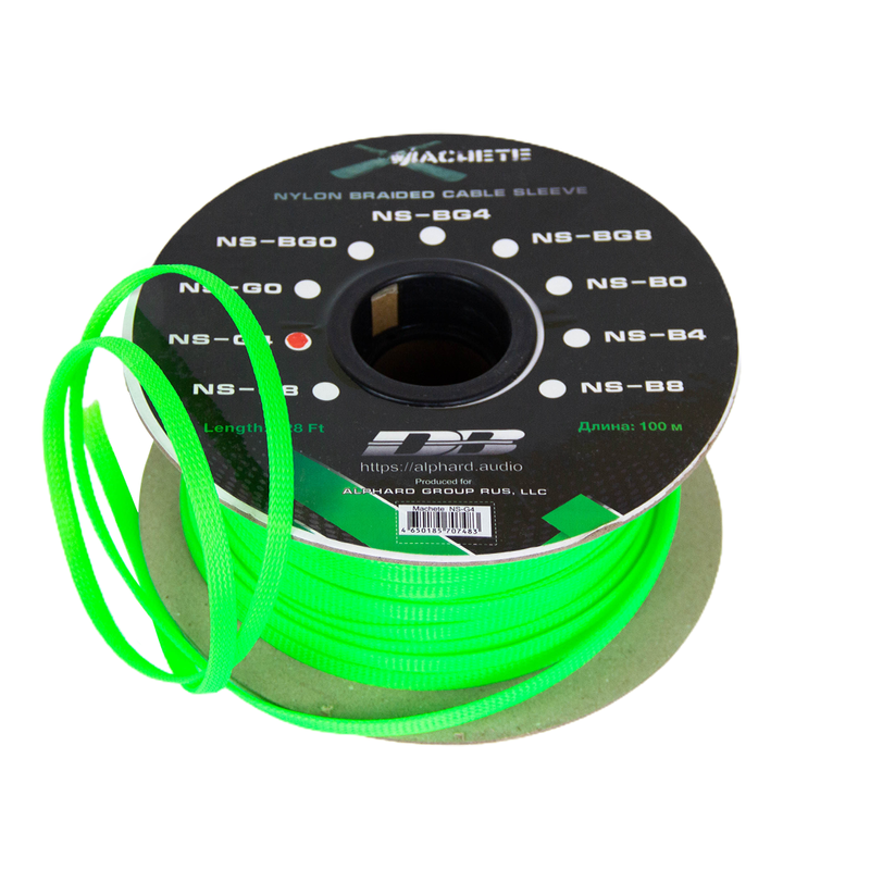 Защитная кабельная оплетка Deaf Bonce NS-G4 Green (1б-100м) - фото
