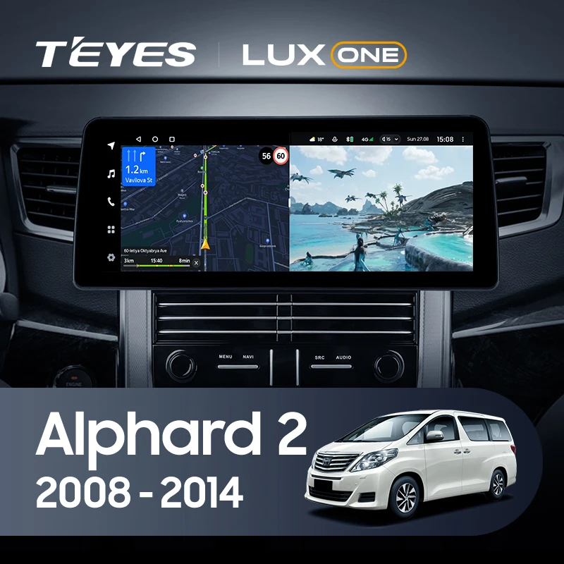 Мультимедиа TEYES LuxOne 4/32 для Toyota Alphard 2 H20 2008-2014