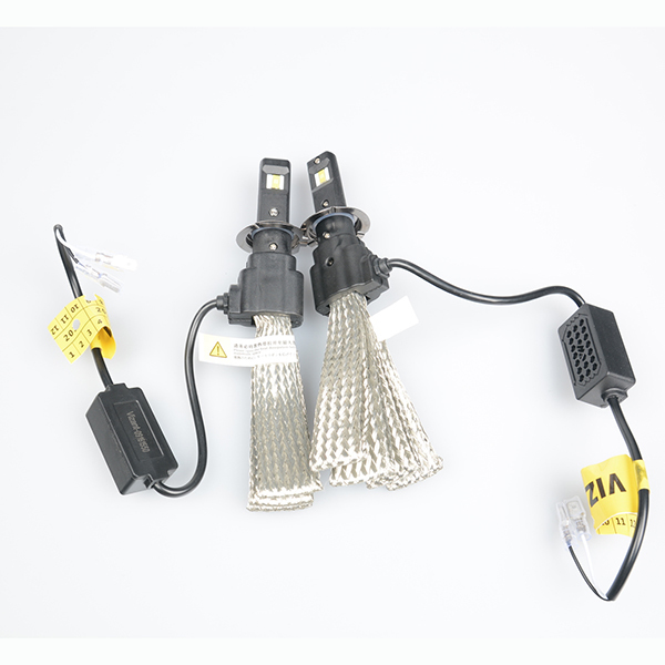 Лампа светодиодная H7 6500К SUPER LED F2 с лентой охлаждения - фото