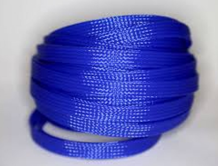Защитная кабельная оплетка GA D8mm синяя (1б-50м) (1м) - фото