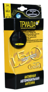 Антенна активная"Триада-150 GOLD"на спец.помехозащ.микросхеме,2режима(город-трасса)аналогов нет! - фото