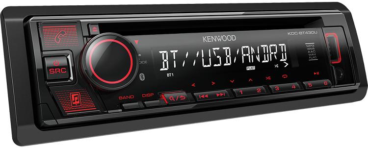 CD - ресивер Kenwood KDC-BT430U - фото