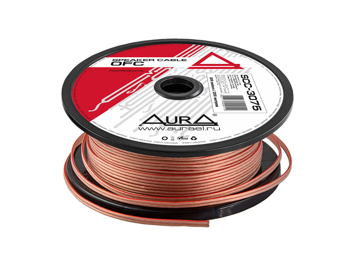 Акустический кабель Aura SCC-3076 (1б-100м) (1м) - фото
