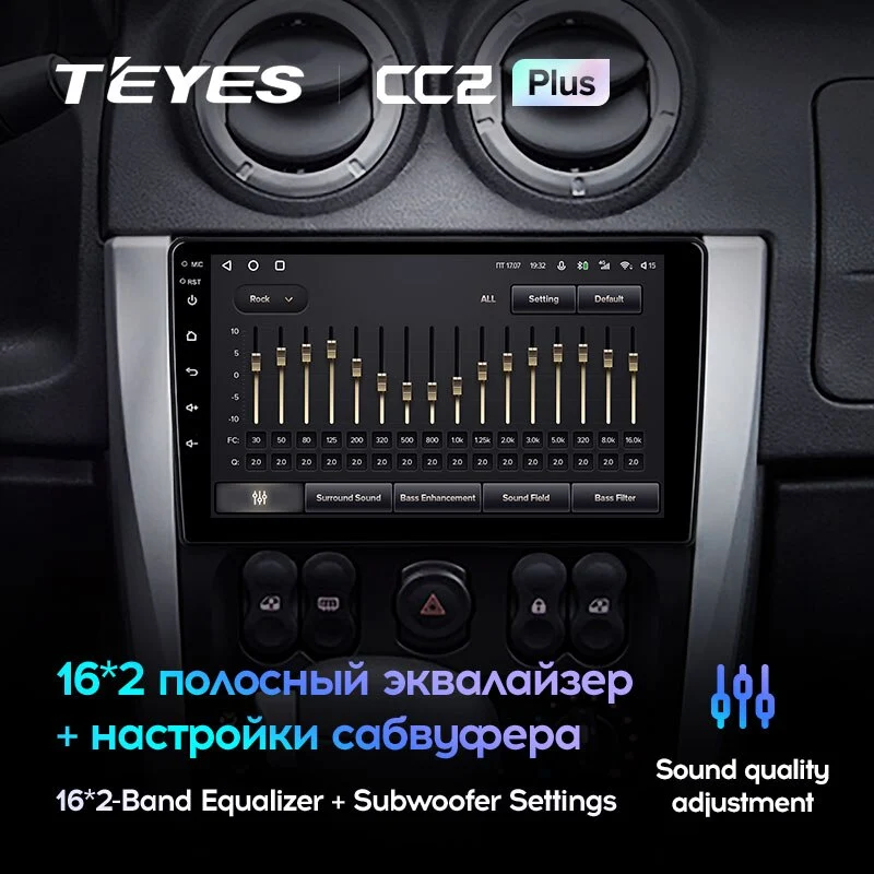 Комплект магнитолы TEYES CC2 Plus 10.2" для Nissan Patrol