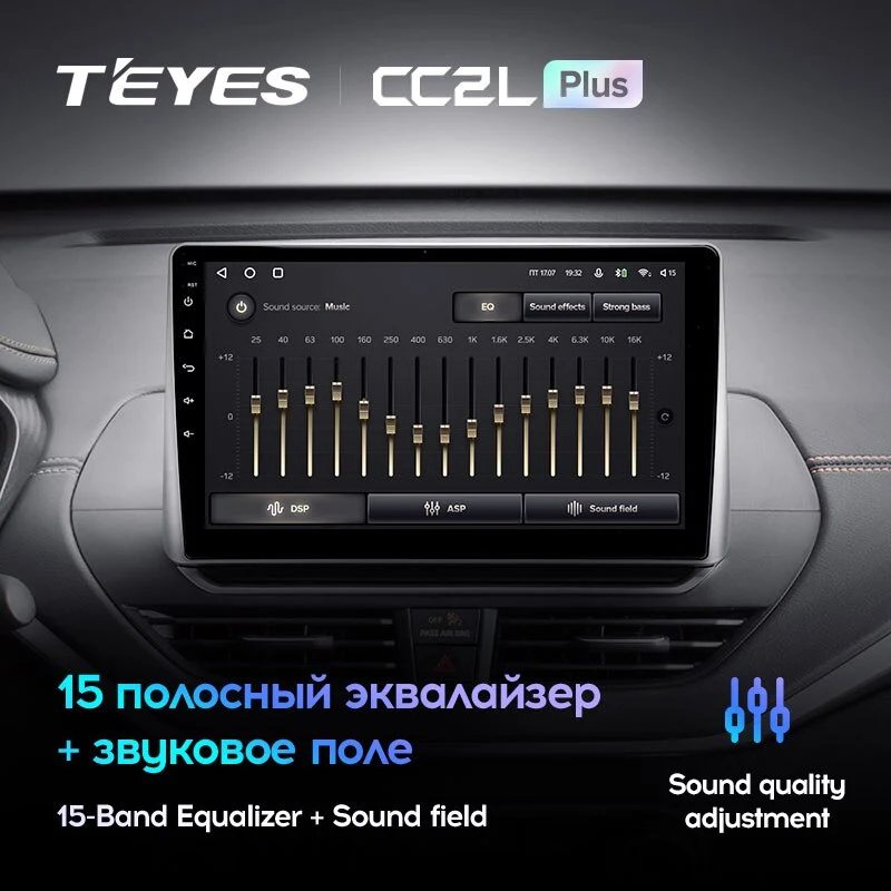 Комплект магнитолы TEYES CC2 Plus 10.2" для Nissan Altima L34 2018-2023