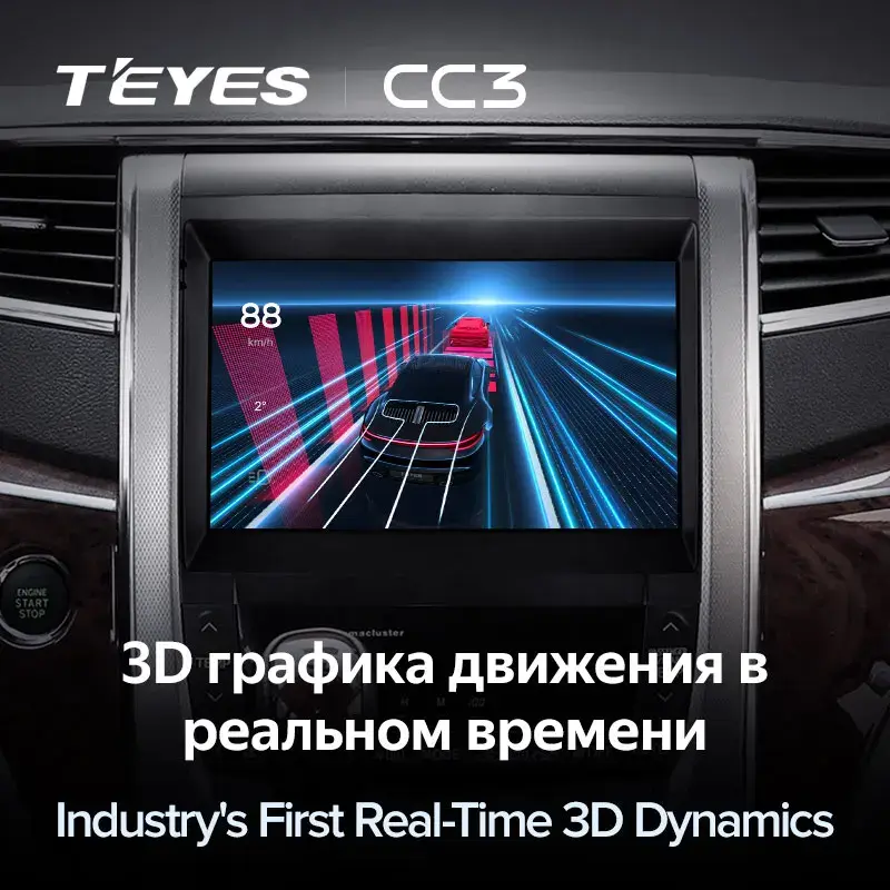 Комплект магнитолы TEYES CC3L 10.2" для Toyota Alphard